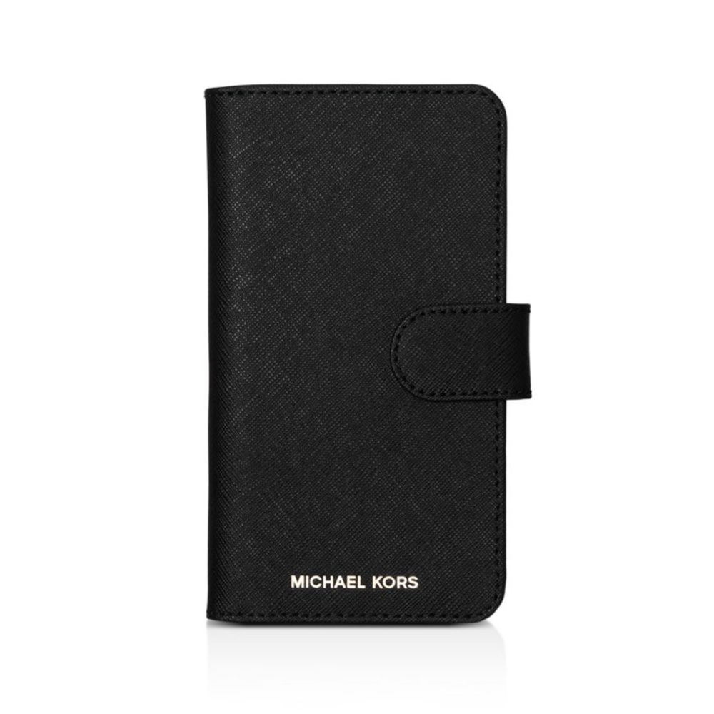 Like New! Michael Kors Folio leather iPhone X case